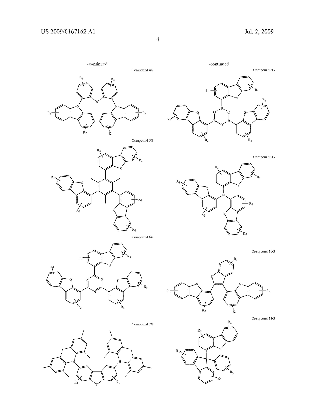 DIBENZOTHIOPHENE-CONTAINING MATERIALS IN PHOSPHORESCENT LIGHT EMITTING DIODES - diagram, schematic, and image 19