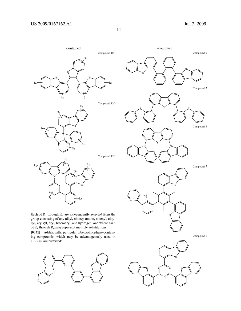 DIBENZOTHIOPHENE-CONTAINING MATERIALS IN PHOSPHORESCENT LIGHT EMITTING DIODES - diagram, schematic, and image 26