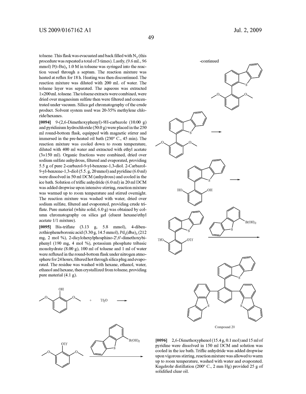 DIBENZOTHIOPHENE-CONTAINING MATERIALS IN PHOSPHORESCENT LIGHT EMITTING DIODES - diagram, schematic, and image 64