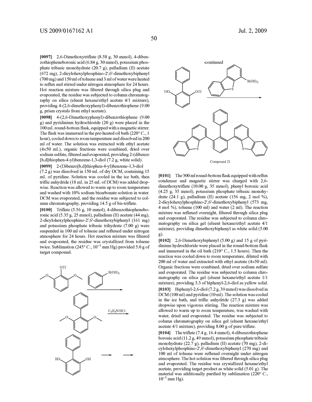 DIBENZOTHIOPHENE-CONTAINING MATERIALS IN PHOSPHORESCENT LIGHT EMITTING DIODES - diagram, schematic, and image 65