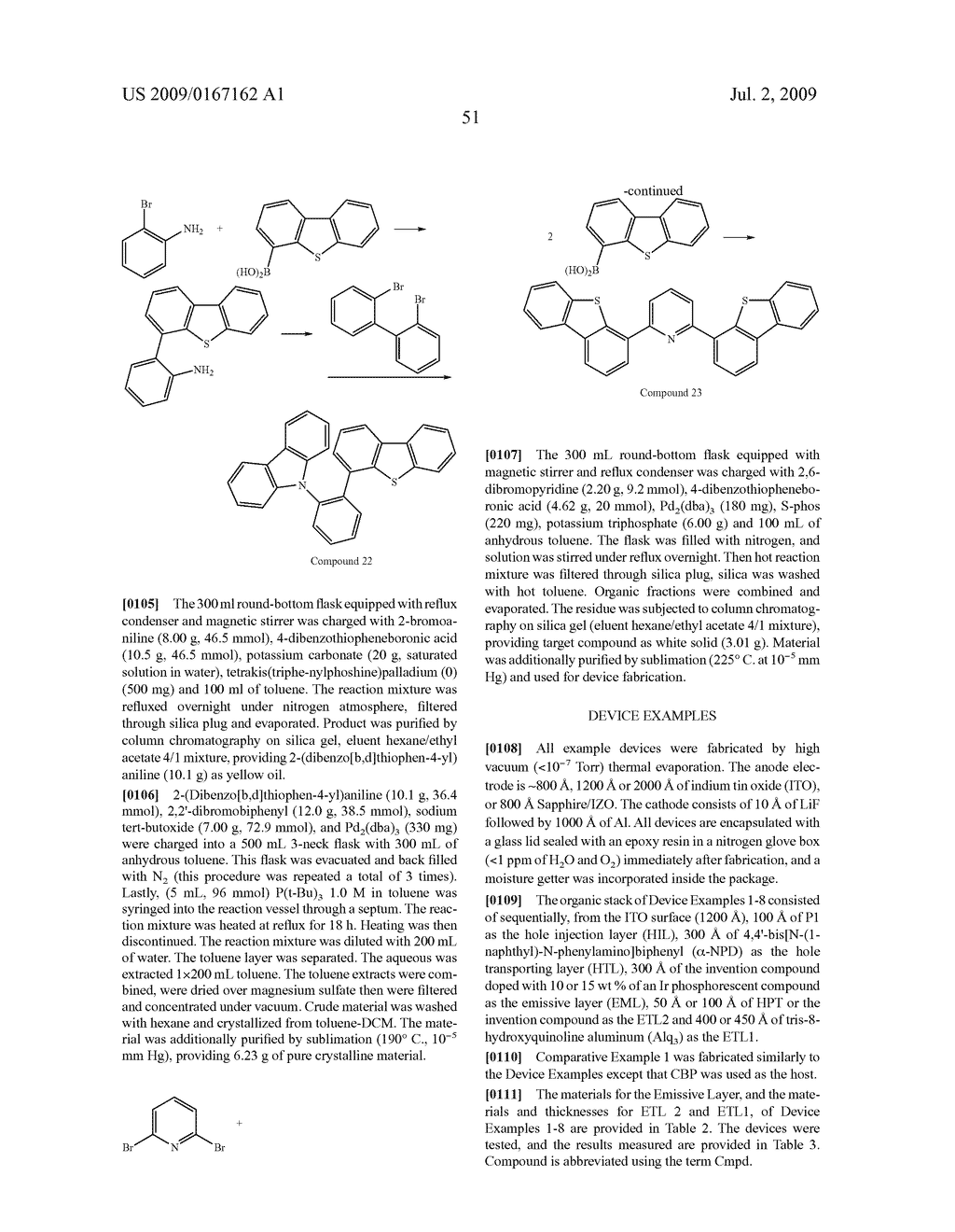 DIBENZOTHIOPHENE-CONTAINING MATERIALS IN PHOSPHORESCENT LIGHT EMITTING DIODES - diagram, schematic, and image 66