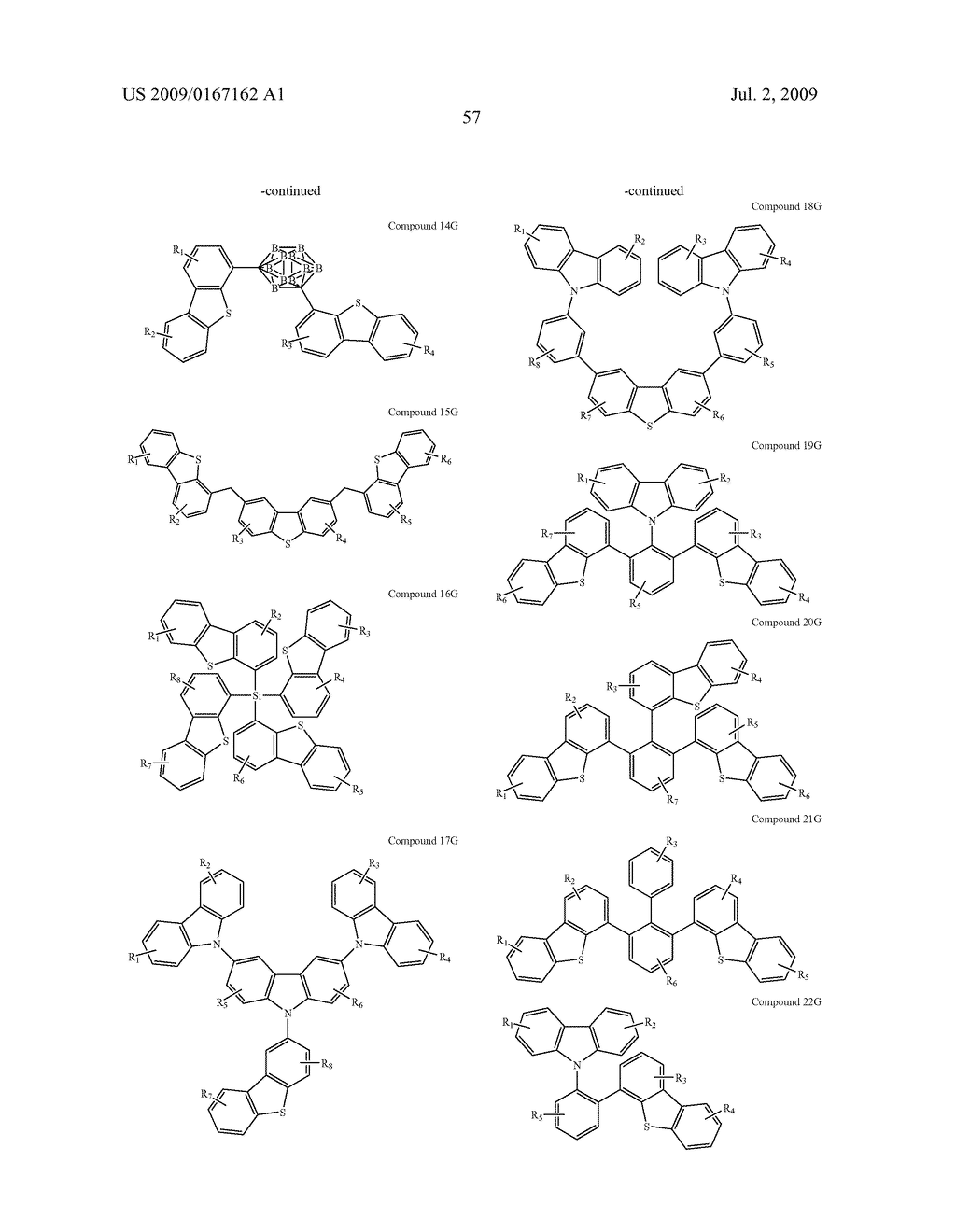 DIBENZOTHIOPHENE-CONTAINING MATERIALS IN PHOSPHORESCENT LIGHT EMITTING DIODES - diagram, schematic, and image 72