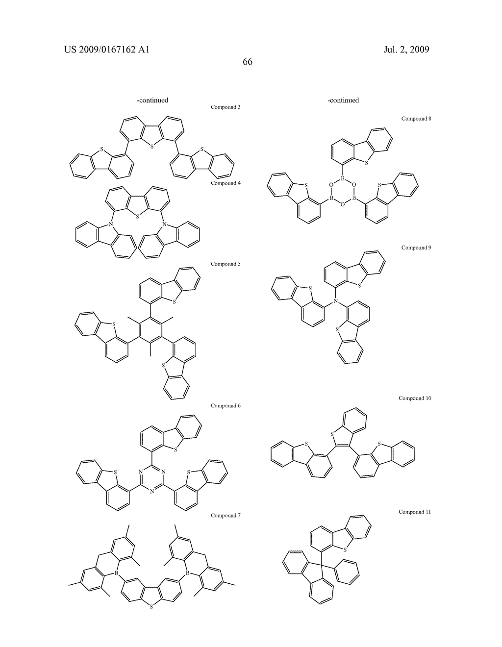 DIBENZOTHIOPHENE-CONTAINING MATERIALS IN PHOSPHORESCENT LIGHT EMITTING DIODES - diagram, schematic, and image 81