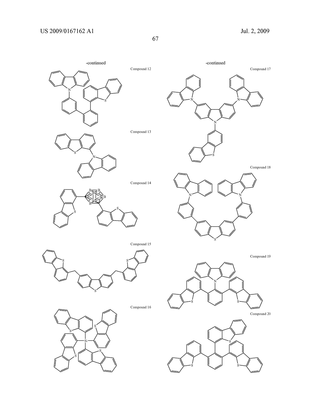 DIBENZOTHIOPHENE-CONTAINING MATERIALS IN PHOSPHORESCENT LIGHT EMITTING DIODES - diagram, schematic, and image 82