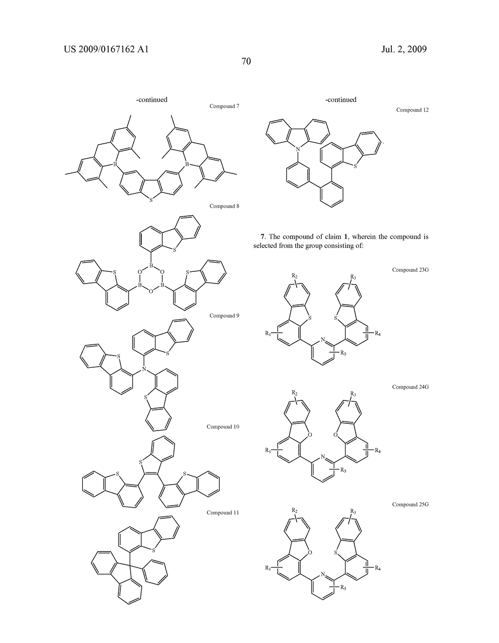 DIBENZOTHIOPHENE-CONTAINING MATERIALS IN PHOSPHORESCENT LIGHT EMITTING DIODES - diagram, schematic, and image 85