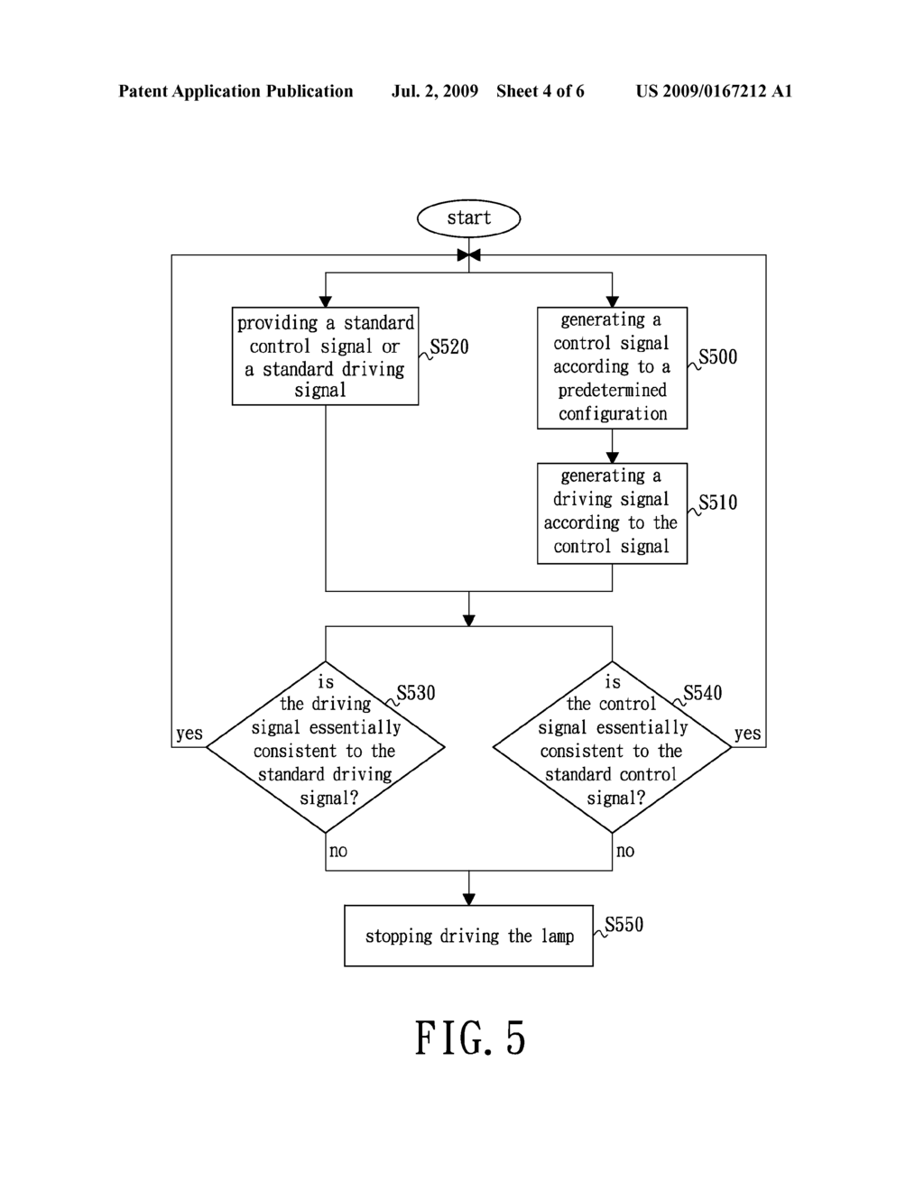 Driving Circuit and Method for Preventing Lamp from Blasting - diagram, schematic, and image 05