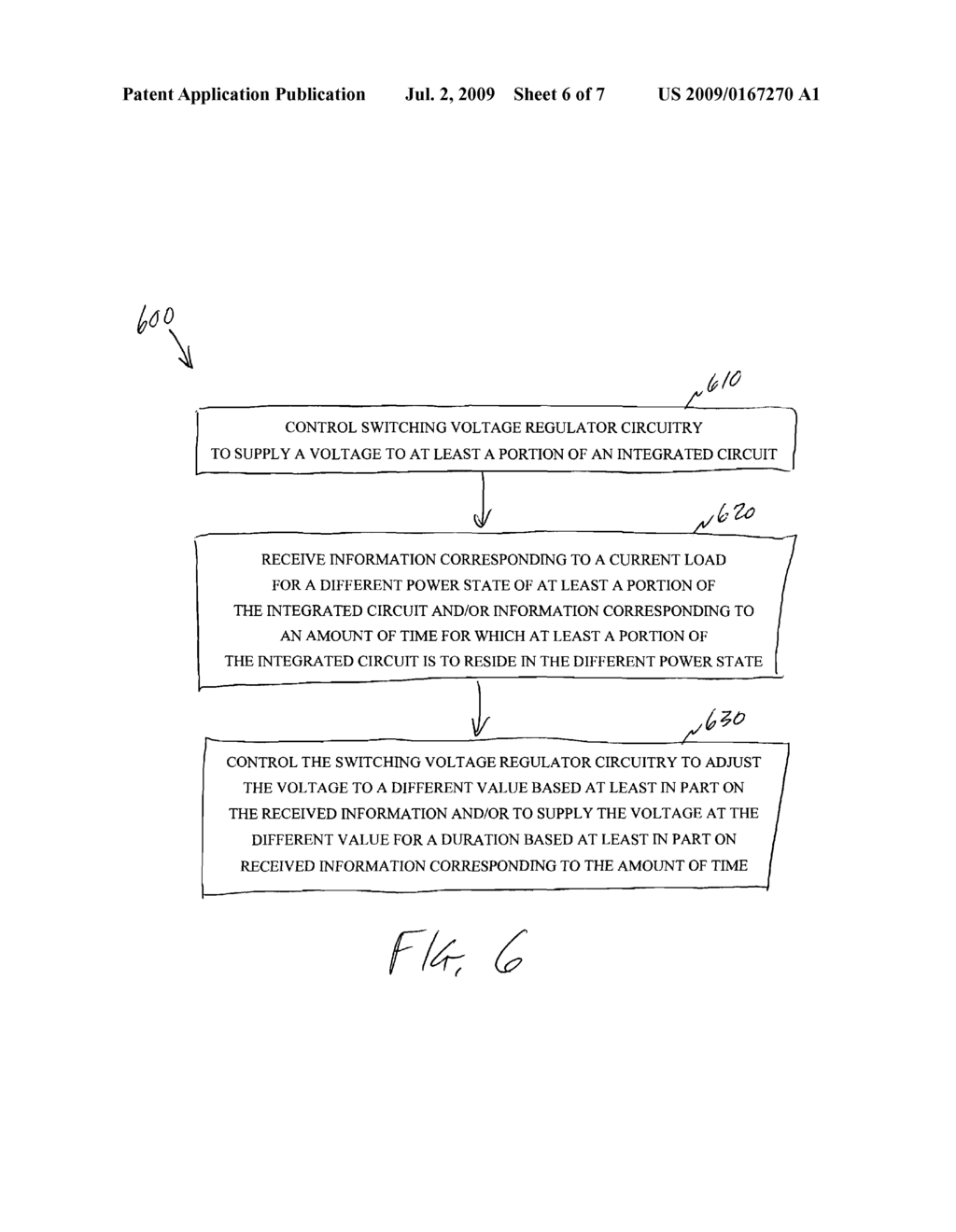 SUPPLY VOLTAGE CONTROL BASED AT LEAST IN PART ON POWER STATE OF INTEGRATED CIRCUIT - diagram, schematic, and image 07