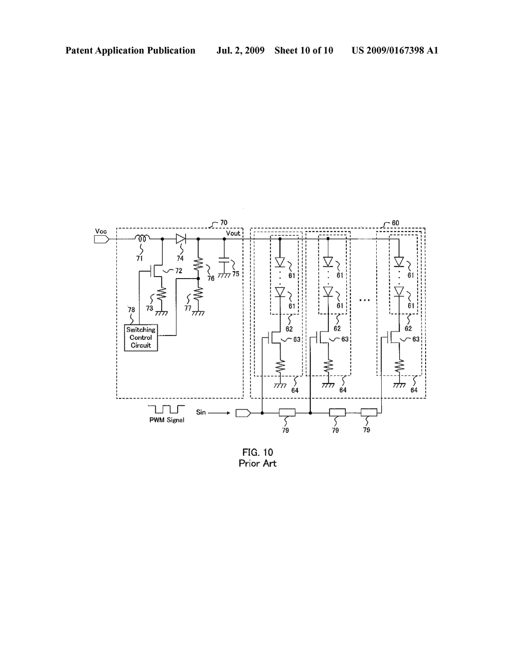 PULSE SIGNAL DELAY CIRCUIT AND LED DRIVE CIRCUIT - diagram, schematic, and image 11