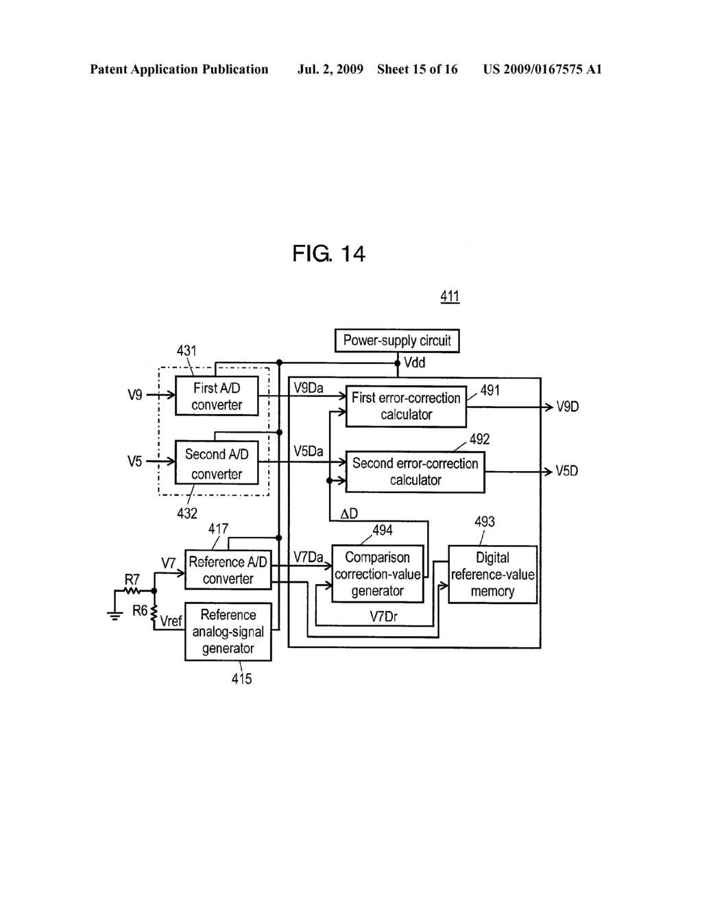 Analog-To-Digital Converting Apparatus And Vehicle Power Supply Apparatus Using The Same - diagram, schematic, and image 16