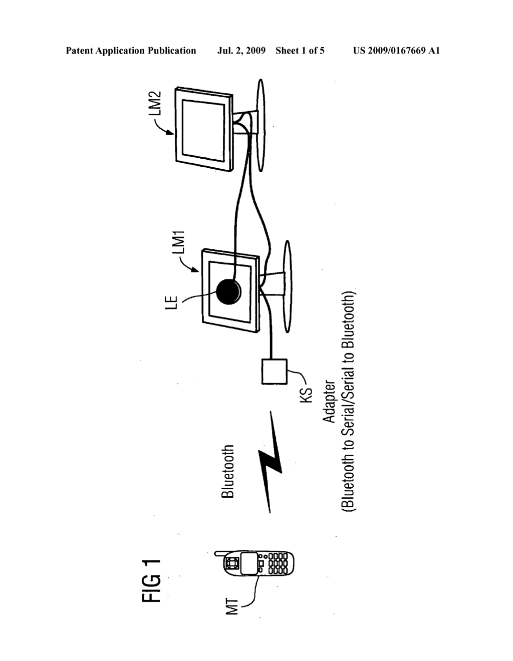 Arrangement Comprising a Mobile Telephone and an LCD Display Module - diagram, schematic, and image 02