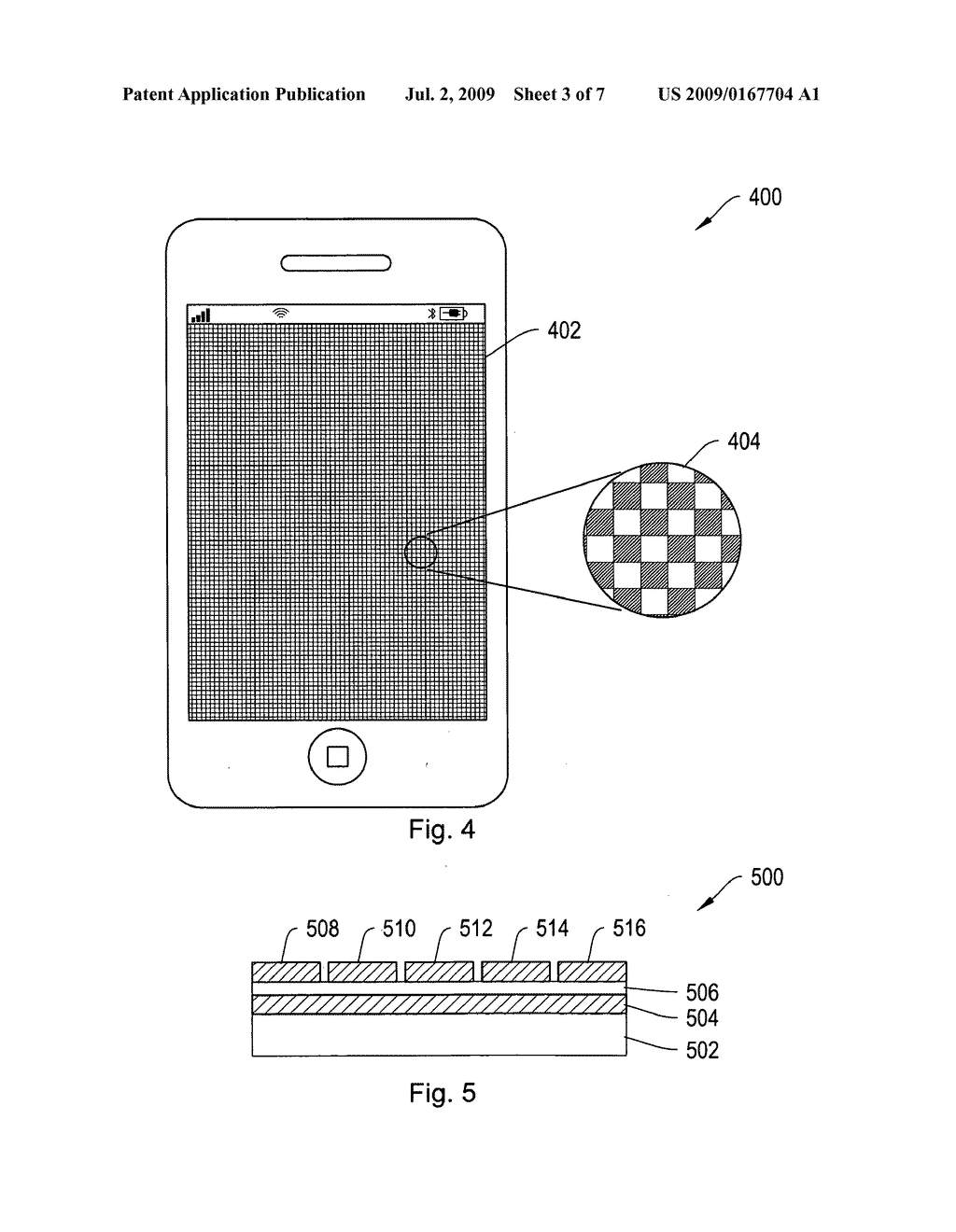 Multi-touch display screen with localized tactile feedback - diagram, schematic, and image 04