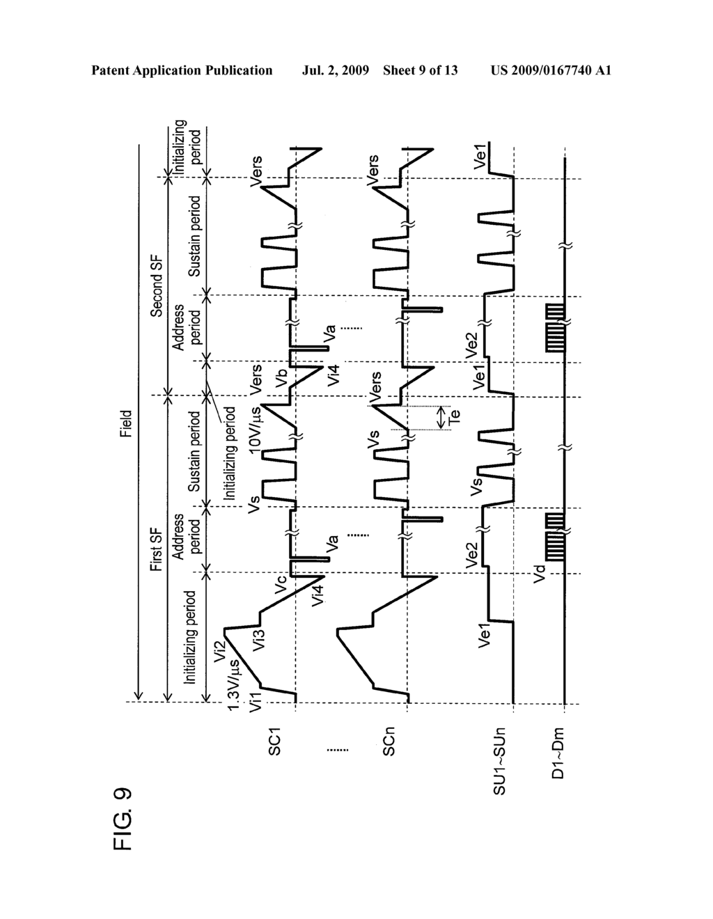 PLASMA DISPLAY DEVICE AND METHOD FOR DRIVING PLASMA DISPLAY PANEL - diagram, schematic, and image 10