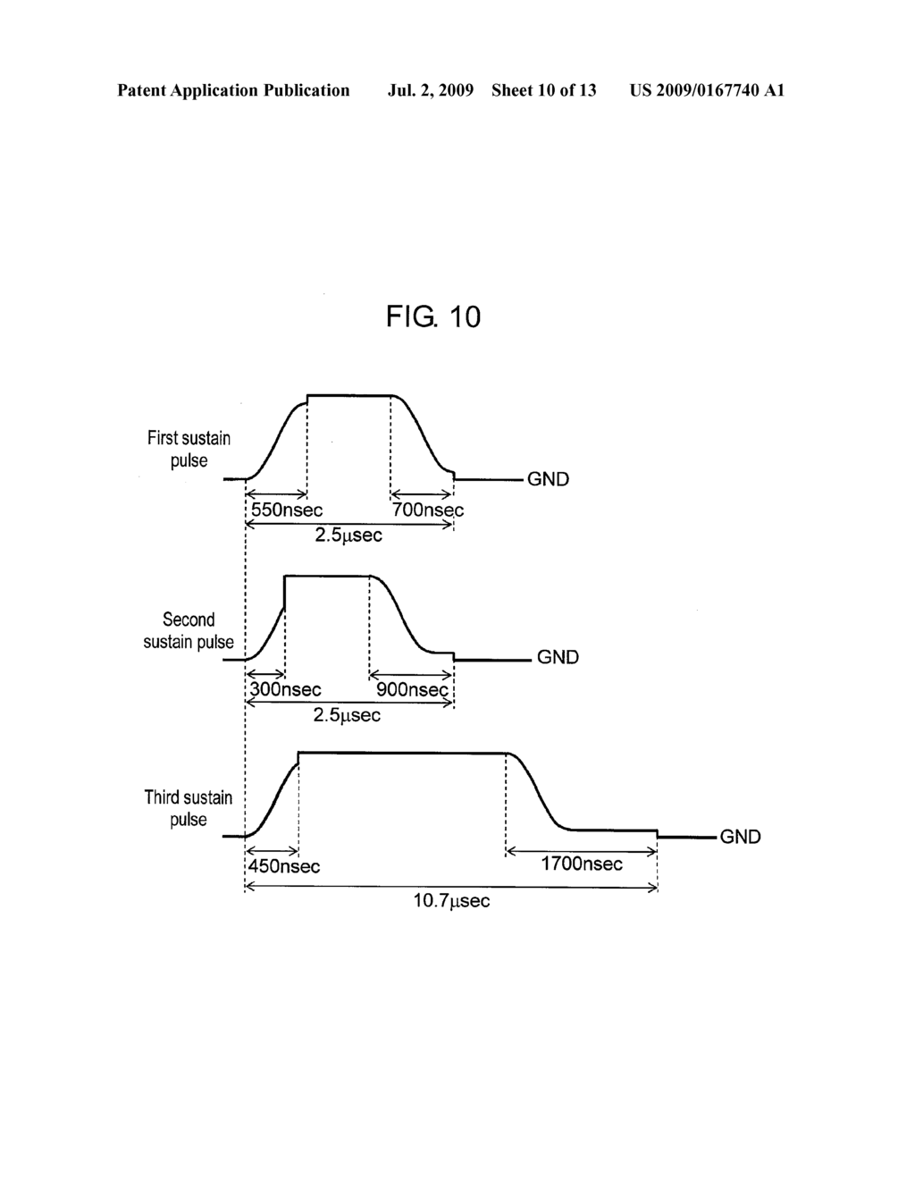 PLASMA DISPLAY DEVICE AND METHOD FOR DRIVING PLASMA DISPLAY PANEL - diagram, schematic, and image 11