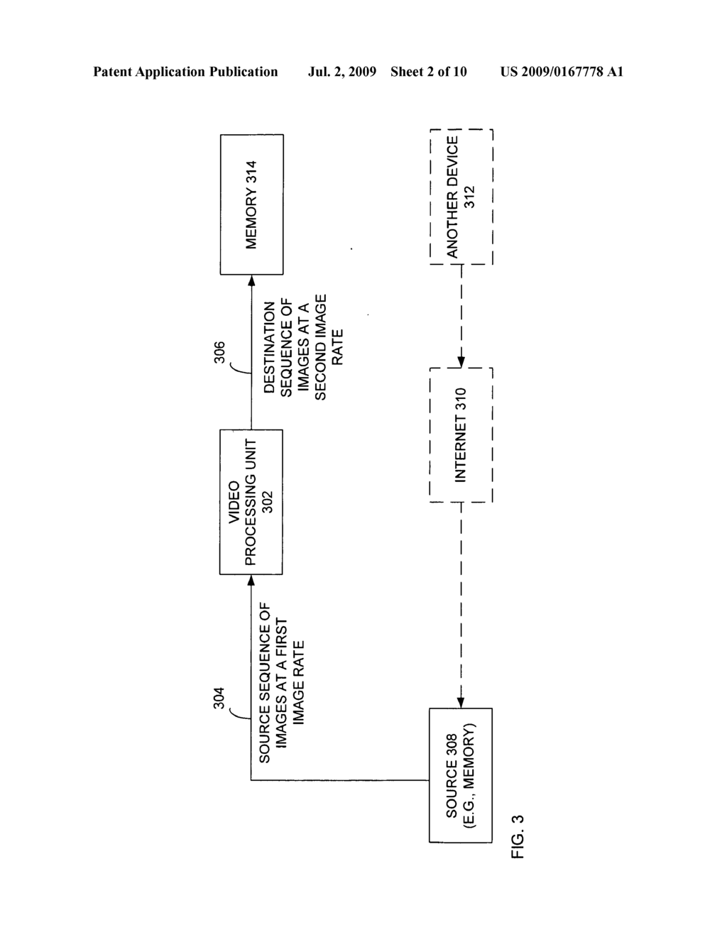 APPARATUS AND METHOD FOR SINGLE-PASS, GRADIENT-BASED MOTION COMPENSATED IMAGE RATE CONVERSION - diagram, schematic, and image 03