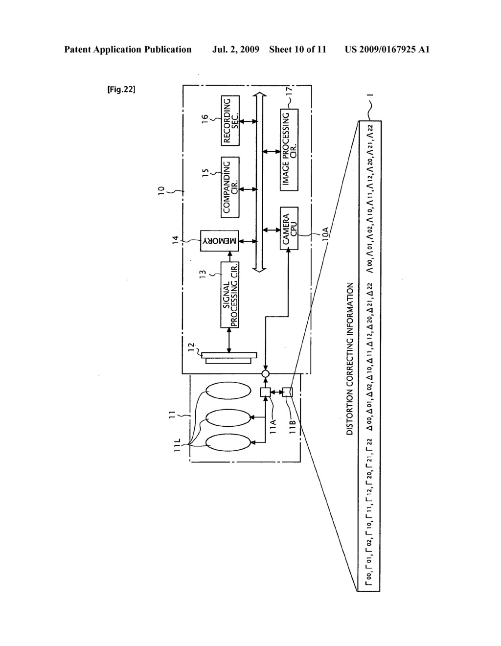 Distortion Correction Method, Distortion Correction Program, Image Processing Apparatus, Interchangeable Lens, Camera, and Camera System - diagram, schematic, and image 11