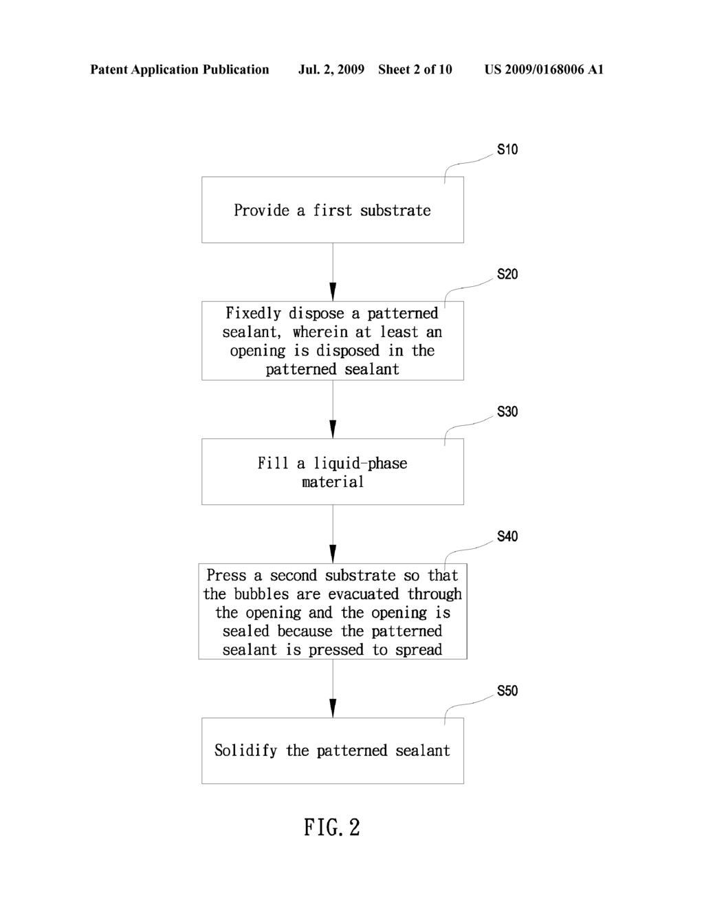 ATTACHMENT PROCESS FOR FLEXIBLE SUBSTRATES AND PATTERNED SEALANT USED THEREIN - diagram, schematic, and image 03