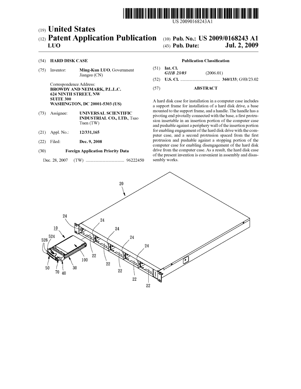 HARD DISK CASE - diagram, schematic, and image 01