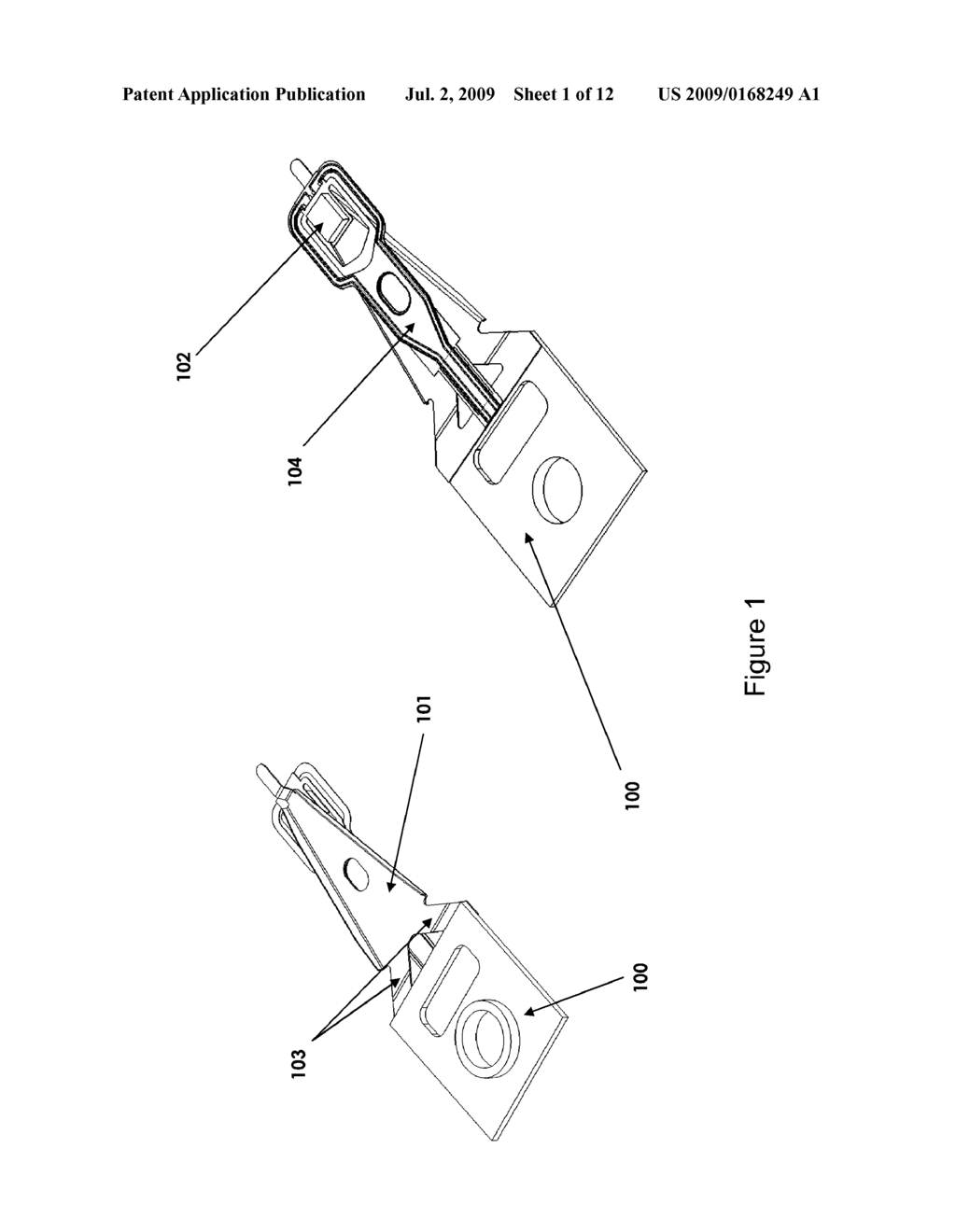 FLEXURE BASED SHOCK AND VIBRATION SENSOR FOR HEAD SUSPENSIONS IN HARD DISK DRIVES - diagram, schematic, and image 02