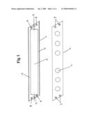 Motorcycle perimeter lighting panel diagram and image