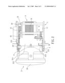 ROTATABLE VEHICULAR LAMP ASSEMBLY HAVING A VIBRATION-LIMITING ELEMENT diagram and image