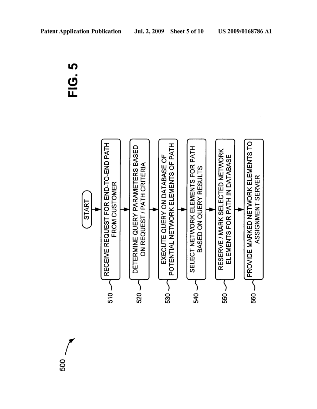 DEFINING AN END-TO-END PATH FOR A NETWORK SERVICE - diagram, schematic, and image 06