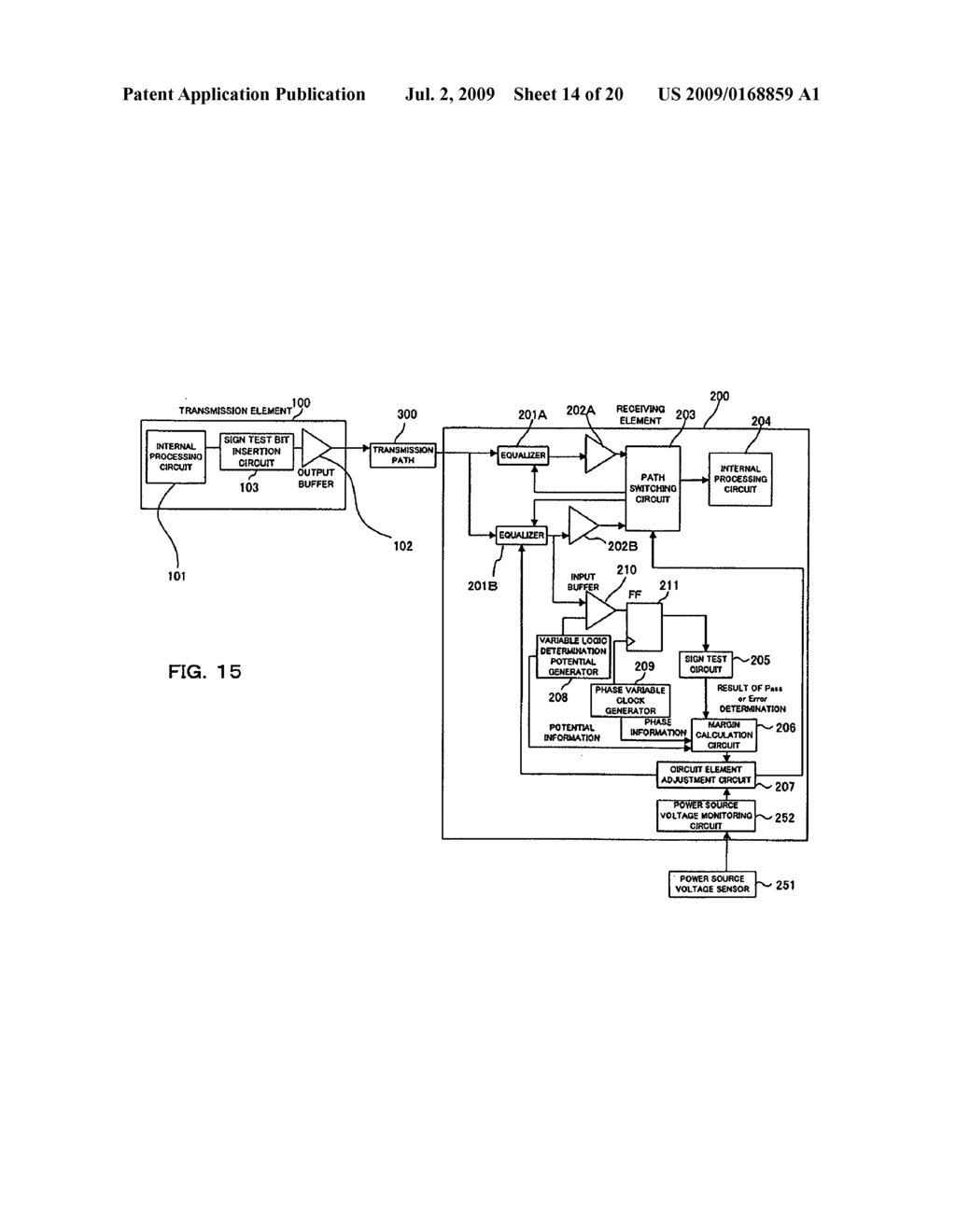 TRANSMISSION CHARACTERISTIC ADJUSTMENT DEVICE, CIRCUIT BOARD, AND TRANSMISSION CHARACTERISTIC ADJUSTMENT METHOD - diagram, schematic, and image 15