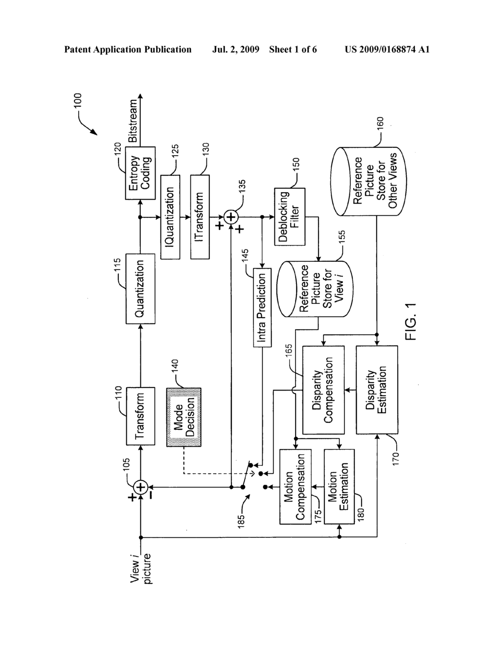 Methods and Apparatus for Multi-View Video Coding - diagram, schematic, and image 02