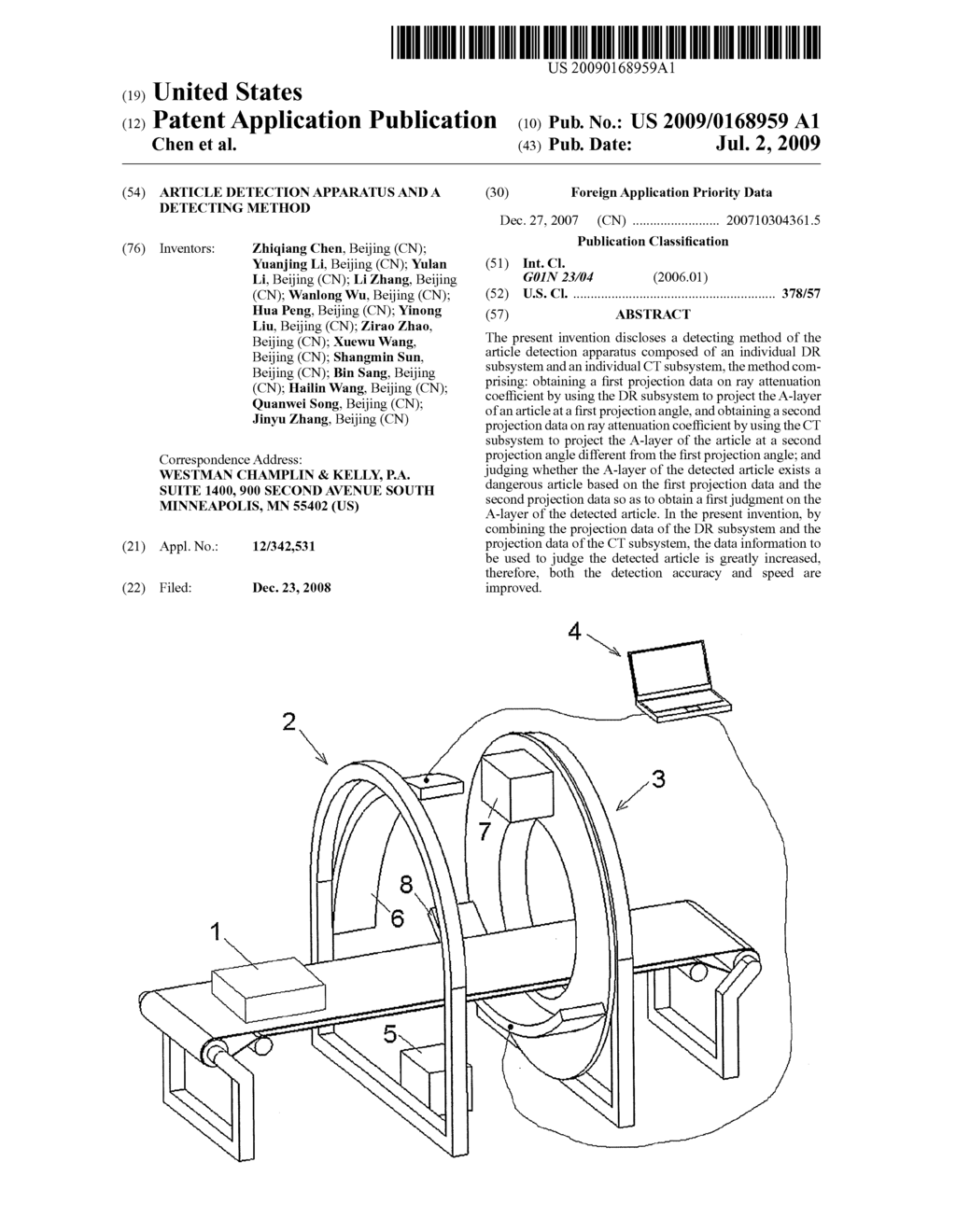 ARTICLE DETECTION APPARATUS AND A DETECTING METHOD - diagram, schematic, and image 01