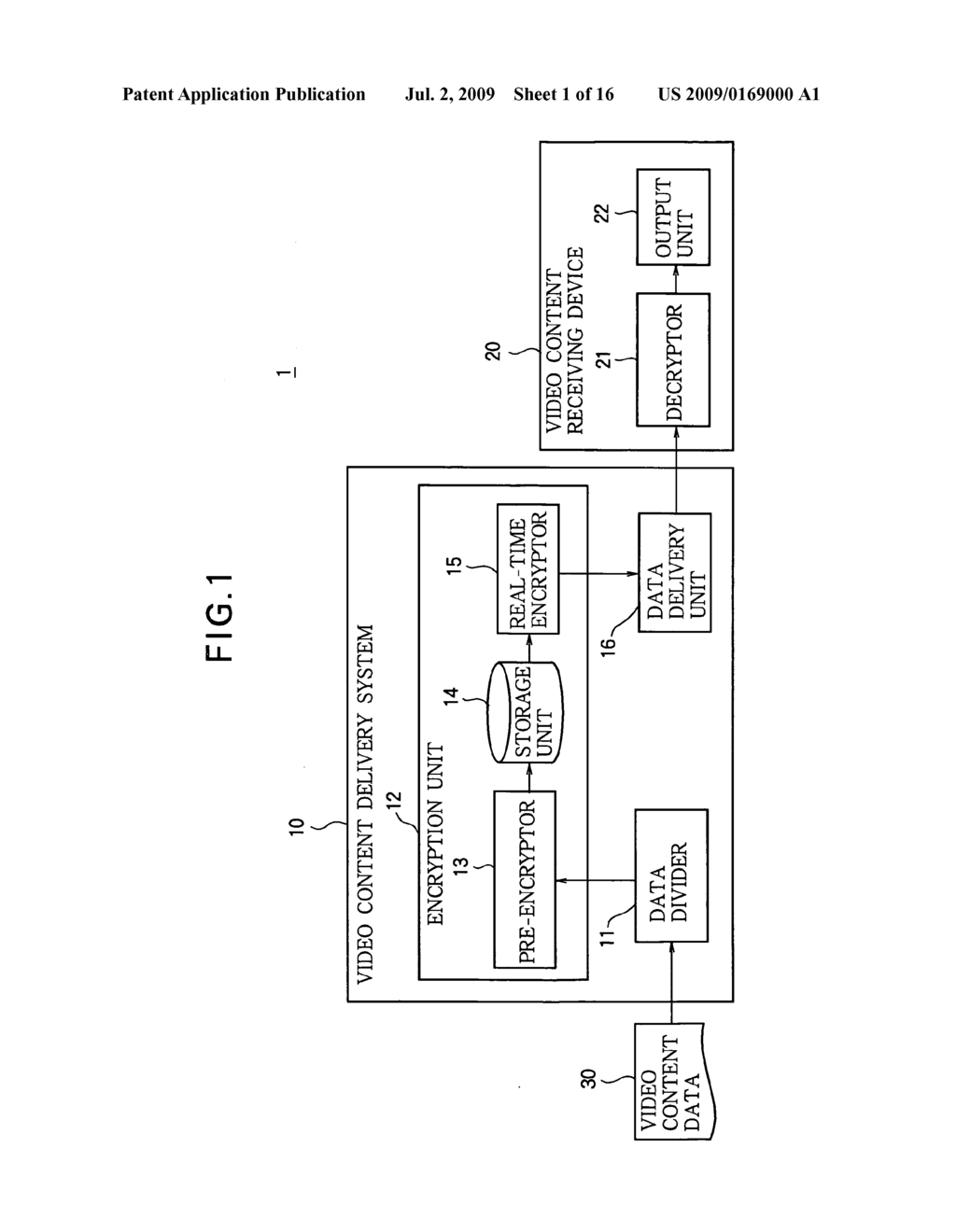 Encryption device and medium, decryption device and method, data delivery device, data receiving device, and data delivery system - diagram, schematic, and image 02