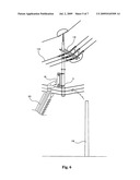 Method for replacing concrete utility pole without interrupting power supply by adopting pole clamp and pole crusher diagram and image