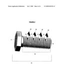 THREADED FASTENER SHAFT HAVING A DEFORMABLE THREADED PORTION diagram and image