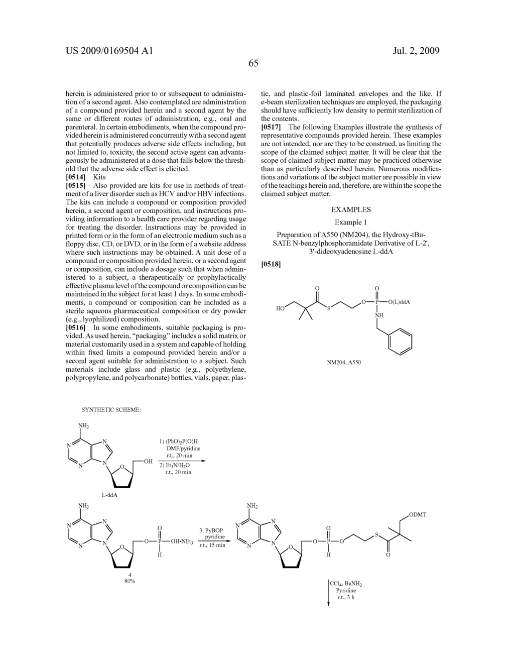 Compounds and Pharmaceutical compositions for the treatment of Viral infections - diagram, schematic, and image 68