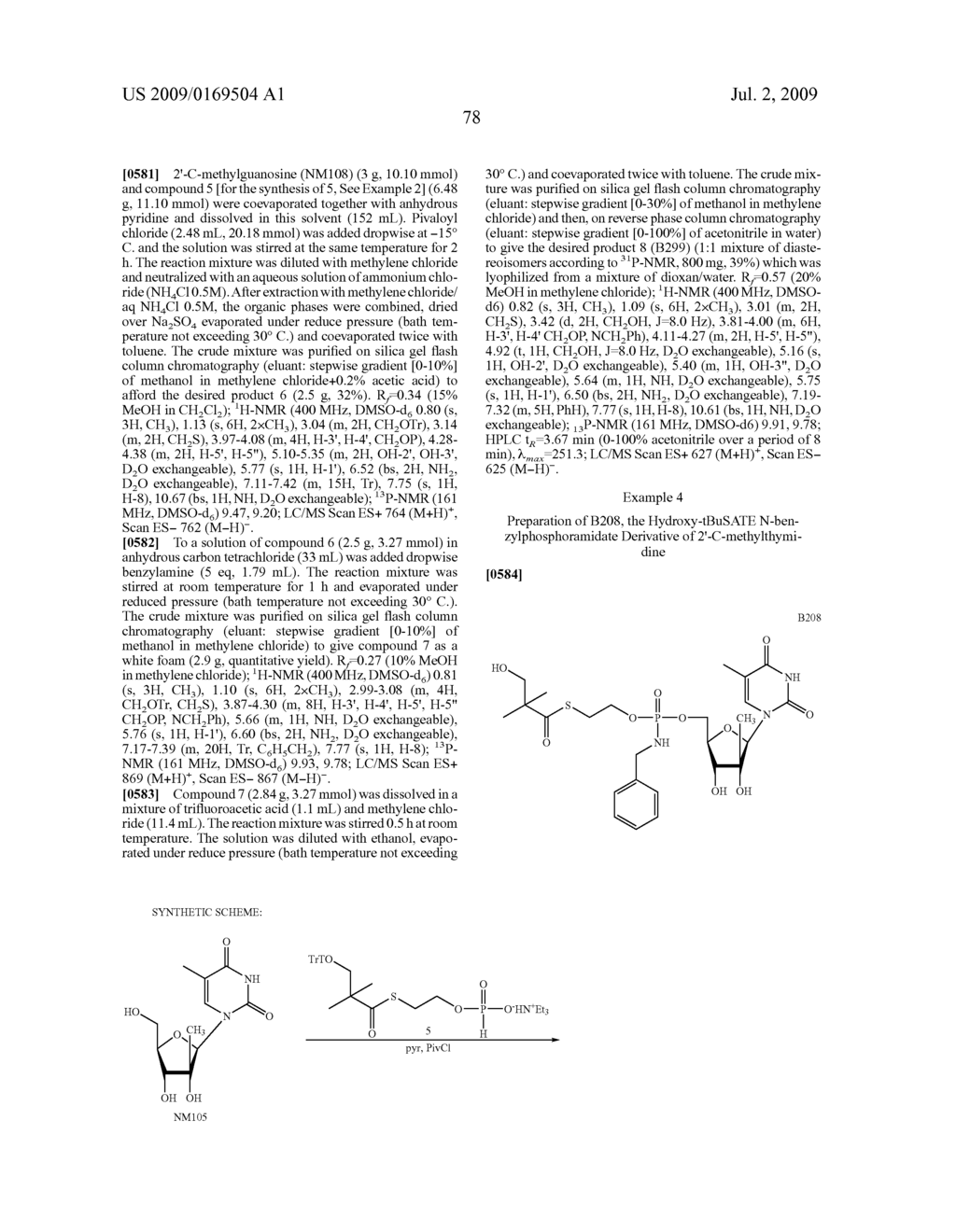 Compounds and Pharmaceutical compositions for the treatment of Viral infections - diagram, schematic, and image 81
