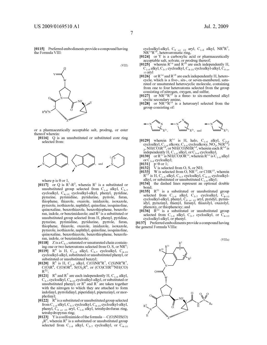 NOVEL MACROCYCLIC INHIBITORS OF HEPATITIS C VIRUS REPLICATION - diagram, schematic, and image 08