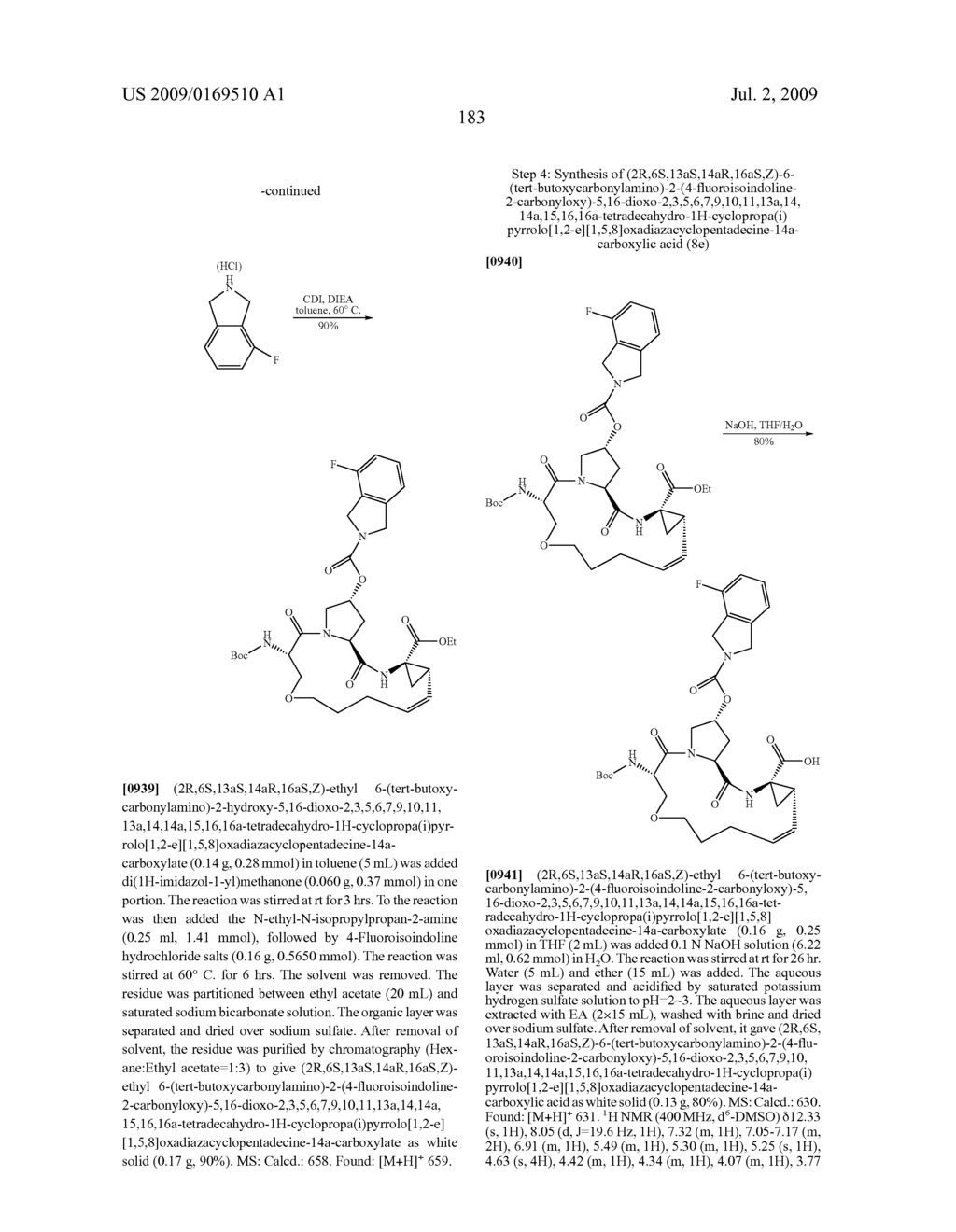 NOVEL MACROCYCLIC INHIBITORS OF HEPATITIS C VIRUS REPLICATION - diagram, schematic, and image 184