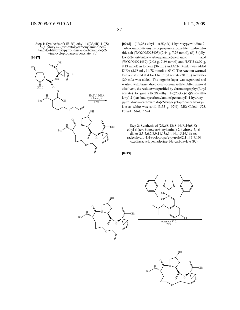 NOVEL MACROCYCLIC INHIBITORS OF HEPATITIS C VIRUS REPLICATION - diagram, schematic, and image 188