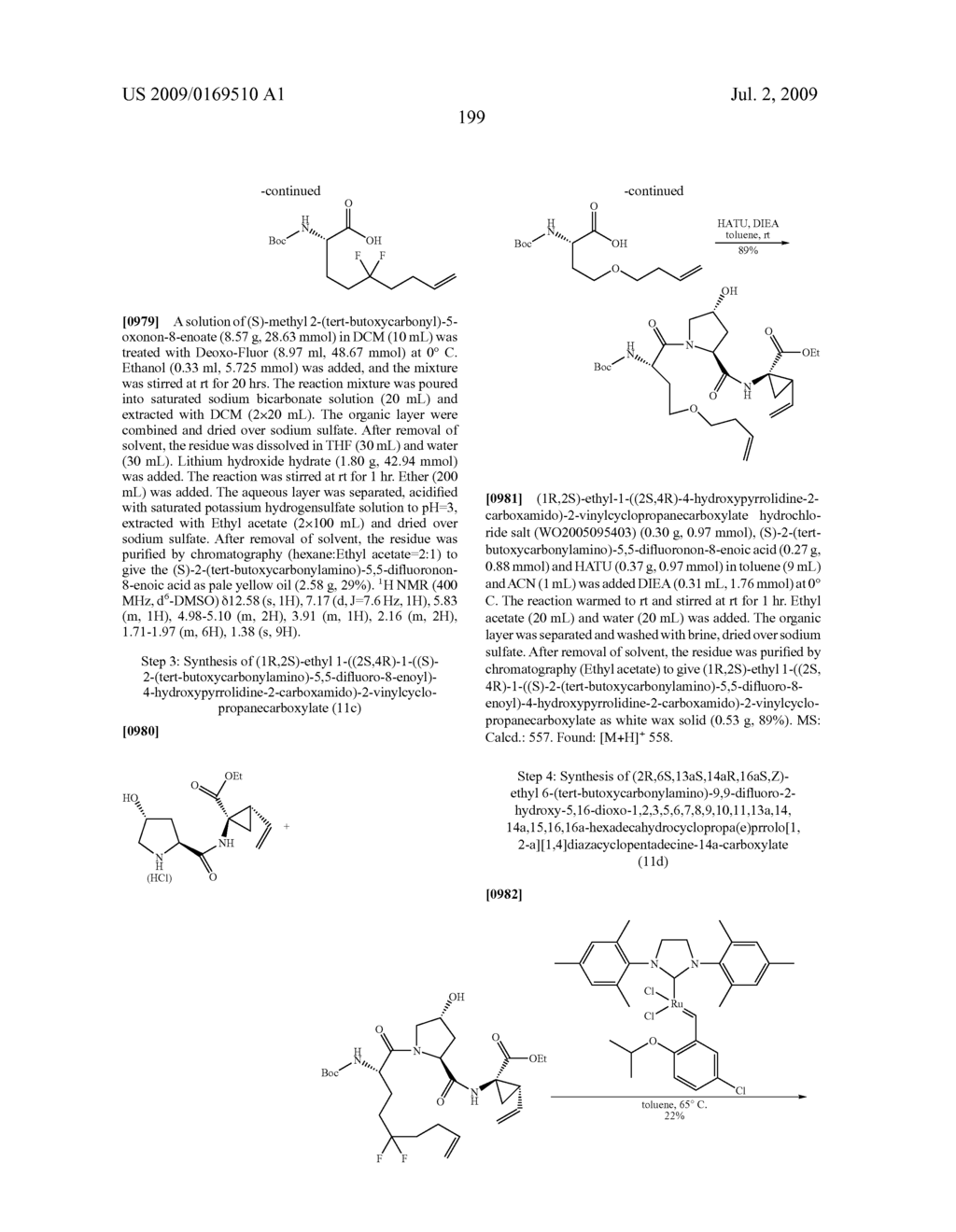 NOVEL MACROCYCLIC INHIBITORS OF HEPATITIS C VIRUS REPLICATION - diagram, schematic, and image 200