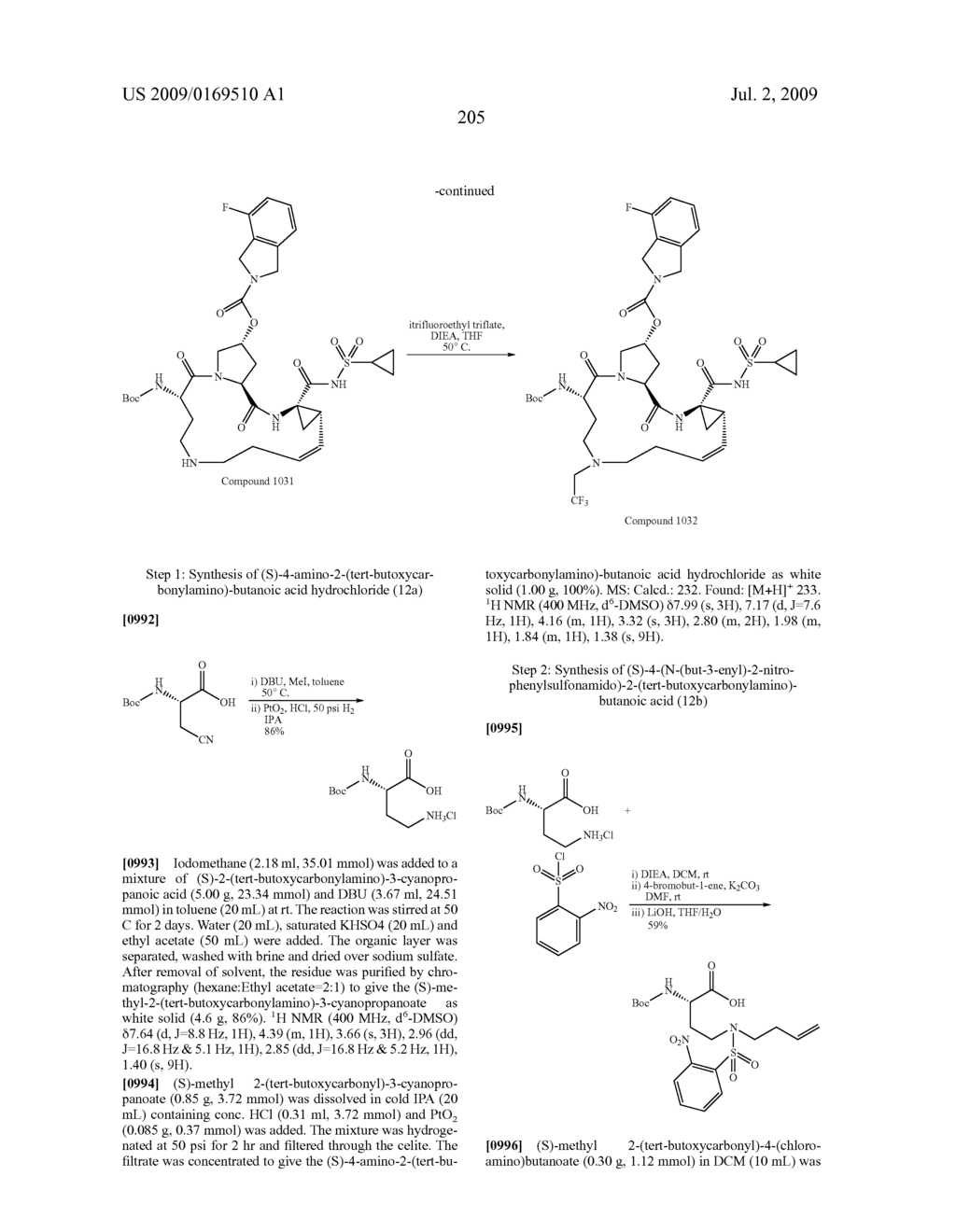 NOVEL MACROCYCLIC INHIBITORS OF HEPATITIS C VIRUS REPLICATION - diagram, schematic, and image 206