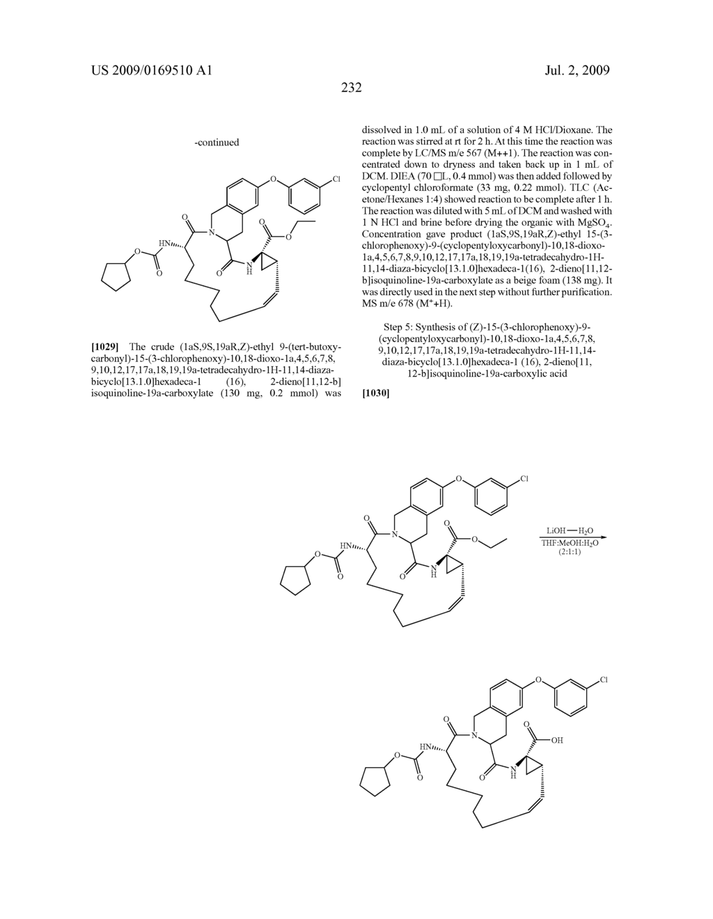 NOVEL MACROCYCLIC INHIBITORS OF HEPATITIS C VIRUS REPLICATION - diagram, schematic, and image 233