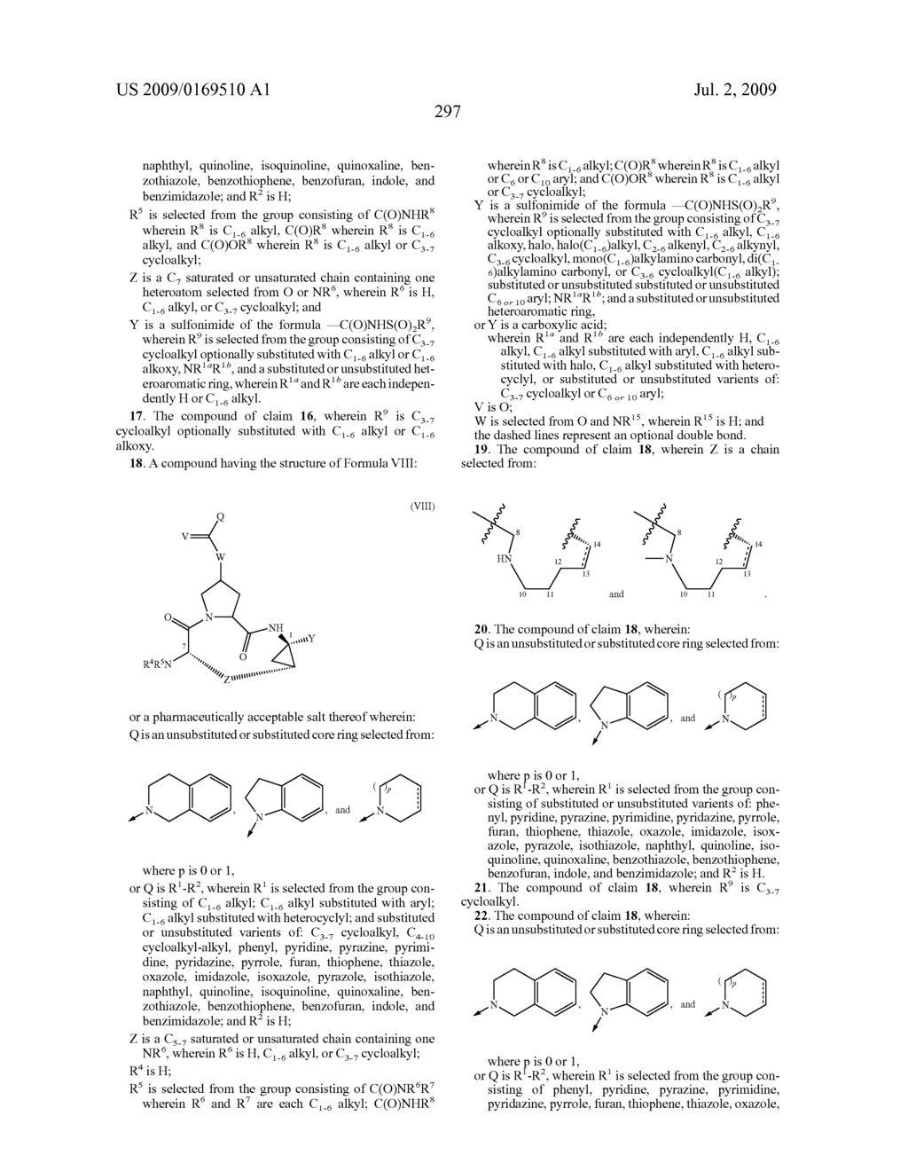 NOVEL MACROCYCLIC INHIBITORS OF HEPATITIS C VIRUS REPLICATION - diagram, schematic, and image 298