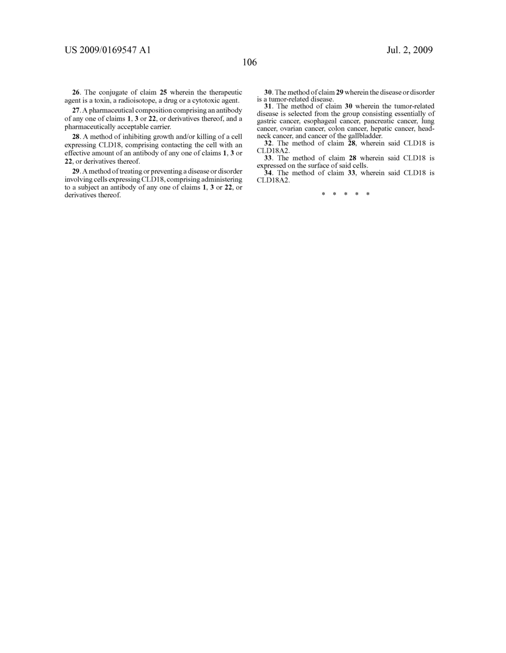 MONOCLONAL ANTIBODIES AGAINST CLAUDIN-18 FOR TREATMENT OF CANCER - diagram, schematic, and image 158