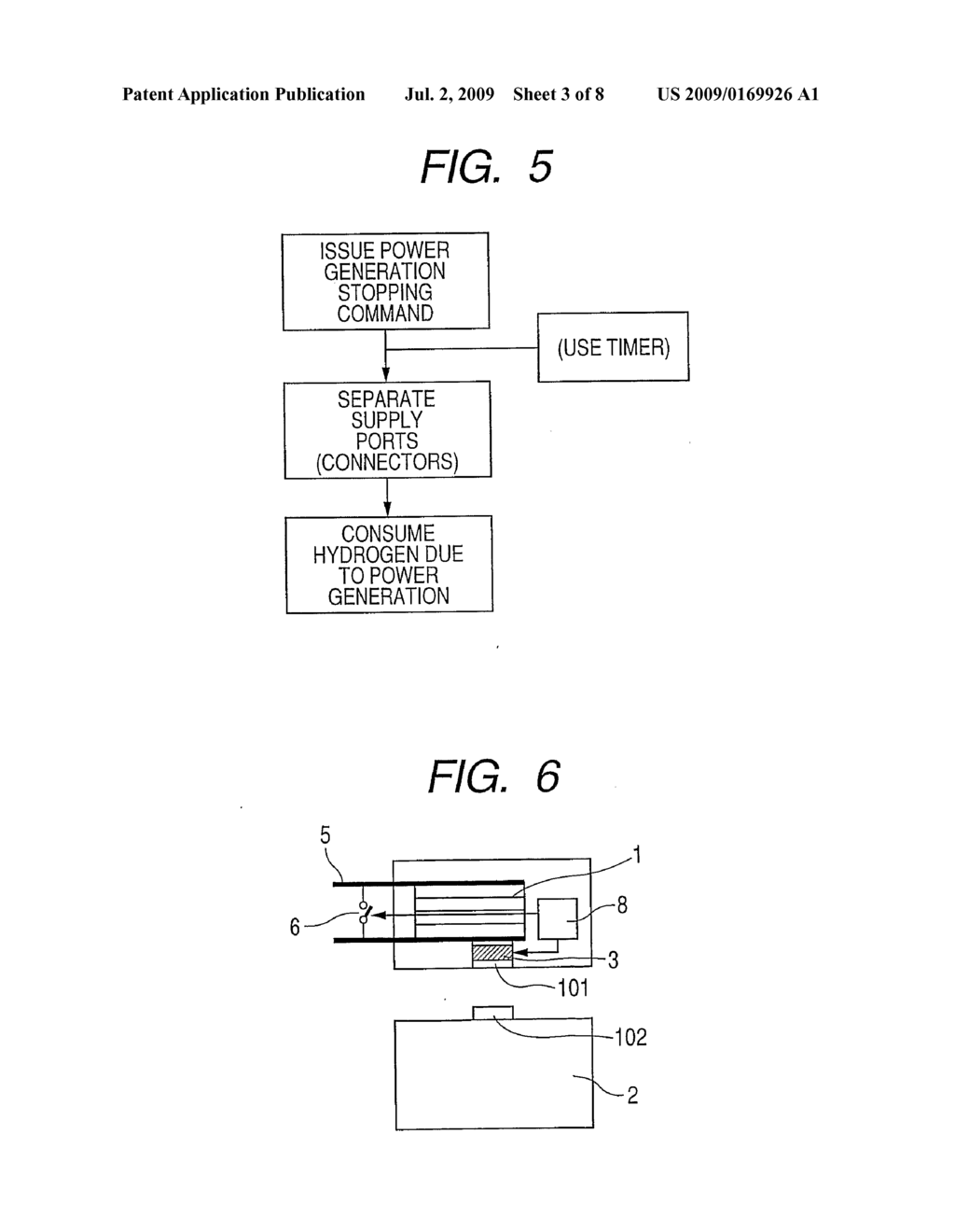 METHOD FOR STOPPING POWER GENERATION OF FUEL CELL SYSTEM AND FUEL CELL SYSTEM INCLUDING POWER GENERATION STOPPING UNIT - diagram, schematic, and image 04