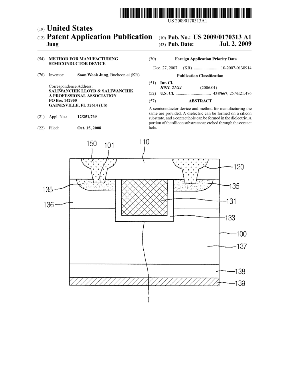 Method for Manufacturing Semiconductor Device - diagram, schematic, and image 01