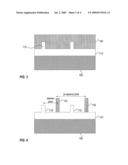 Double patterning with single hard mask diagram and image