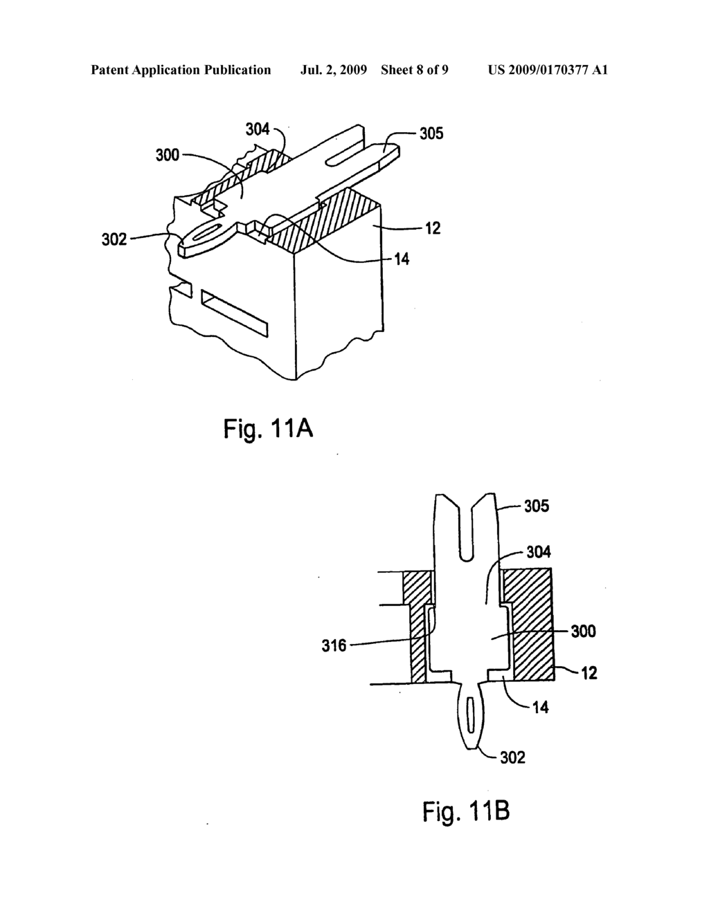 Electric connector and method of performing electronic connection - diagram, schematic, and image 09