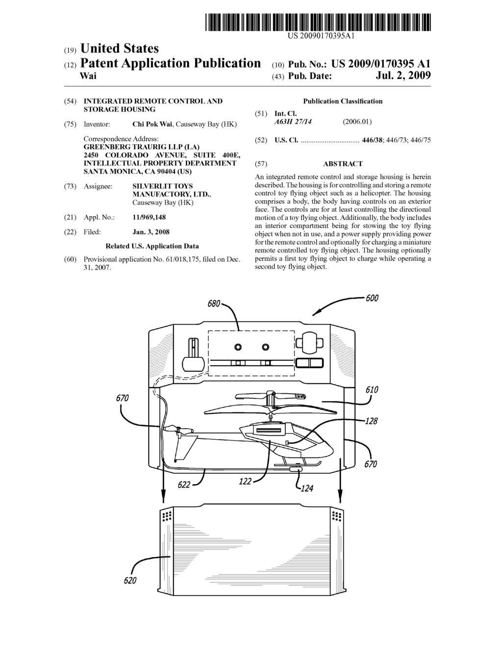 INTEGRATED REMOTE CONTROL AND STORAGE HOUSING - diagram, schematic, and image 01