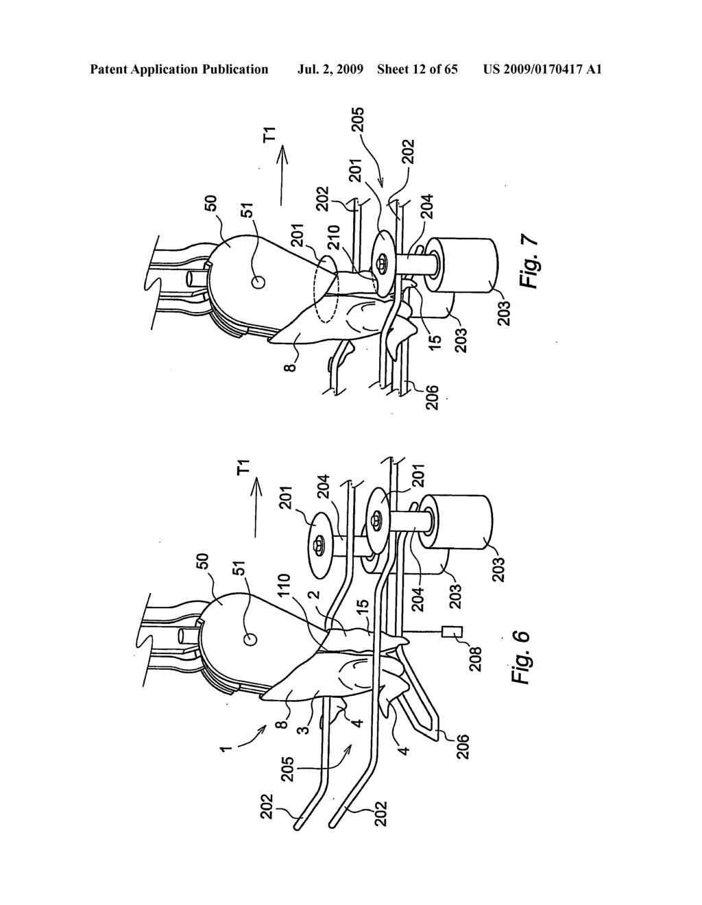 Method and Device for Processing a Carcass Part of Slaughtered Poultry - diagram, schematic, and image 13