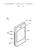 MOBILE TERMINAL HAVING REAR KEYPAD diagram and image