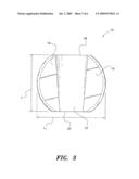 Golf grip training aid diagram and image