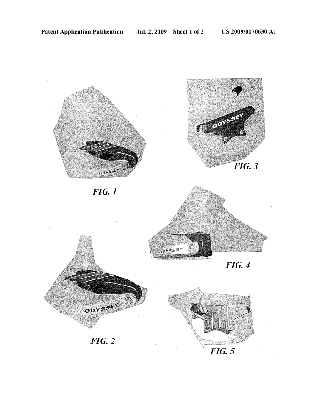 PUTTER HEAD - diagram, schematic, and image 02